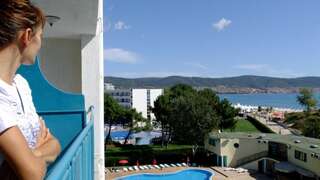 Апарт-отели Colosseum 2 Aparthotel Солнечный Берег Двухместный номер с 1 кроватью и балконом, вид на море-1